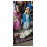 Mary,  Joseph, and baby Jesus empire brand blow