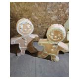 2 - 24" Gingerbread Men Blowmolds