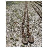 20 foot tow chain with hooks