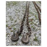 20 foot tow chain with hooks