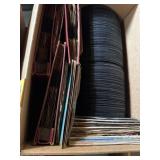 All kinds of 45 records, albums, some sleeves
