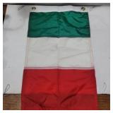 Small Italian flag by flag lady store 20.5in x