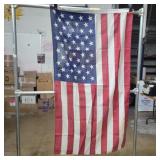 50 star American flag 61in 31in  does have some
