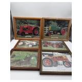 Lot of Framed Tractor Prints