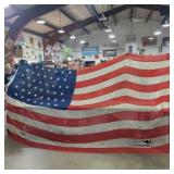 46 star fabric American flag 165inx92in does