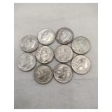 10  1964 dimes