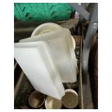 Vintage Tupperware and other containers, etc.
