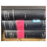 Stack of 3 International Postage Stamp albums,