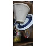 Lamp shade, diet scale , skewers and other