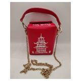 EAM Forever Chinese takeout purse with chain
