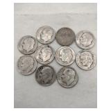 10 1947 and 1948 dimes