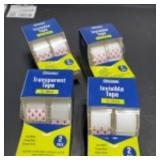 NEW 8 ROLLS transparent tape