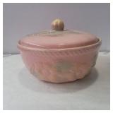 Hull pottery sun glow lidded casserole dish