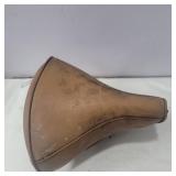 Leather bike seat