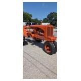 1938 Allis-Chalmers WC model tractor, kerosene