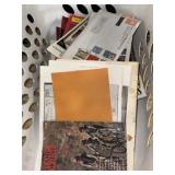 Mix of postage stamps on envelopes (covers),