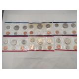 Uncirculated coin sets 1984 1989 and 1990