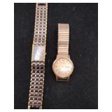 Elgin diamond quartz watch and Benrus Quartz