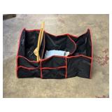 Collapsible carrier with contents, patches,