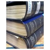 Stack of 3 International Postage Stamp albums,