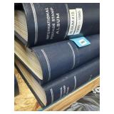 Stack of 3 International Postage Stamp albums,