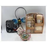 New bath accessory set, bumblebee lawn decor,