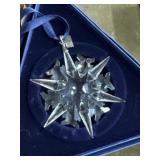 Swarovski Christmas ornament 2002 w/ certificate