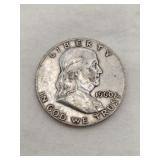 1960 Franklin half dollar