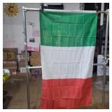 Italian polyester flag 61inx 35in