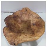 Enrico burl wood bowl 12in diameter
