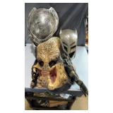 silver-brushed Predator Alien Hunter airsoft and