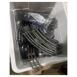 Train track set with transformer controller and