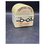 1961 vintage Bradley ceramic denture holder