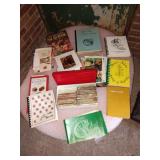 Large lot of assorted cookbooks and recipe file.