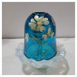 Fenton hand painted fairy lamp 5.5in