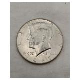 1967 Kennedy half dollar
