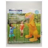 Blue scape dinosaur sprinkler 5 ft tall