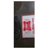 Replica plastic Ford wall sign, metal Miller high
