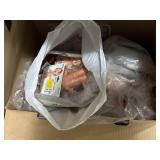 Box full of doll making and various craft items