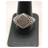 Silver Michael Dawkins  ring marked 925 signed