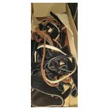 Leather strips and pieces