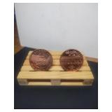 2-1 Ounce .999 Fine Copper Rounds America 250