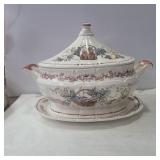 Harvest fruit basket tureen made in japan