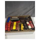 plastic model train rolling stock, including