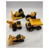 Plastic heavy machinery toys