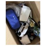 Flashlights, electronics and more assorted in box