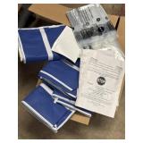NEW set of 4 Jumbo totes, compression bags,