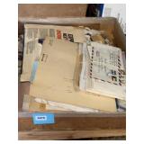 unsorted bulk collection of postage stamps