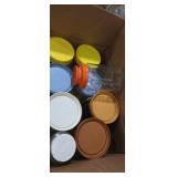 Glass and Plastic canisters