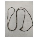 Silver snake chain marked 925.     .325oz